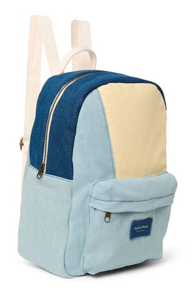 Patchwork Midi Backpack | Denim