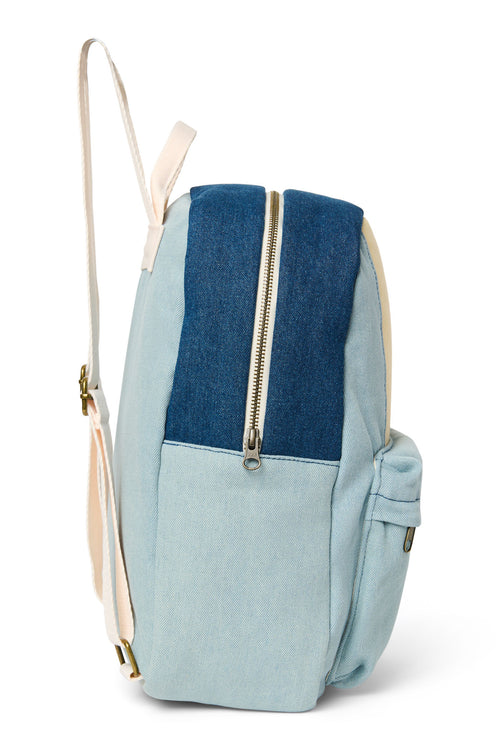 Patchwork Midi Sac à dos | Denim