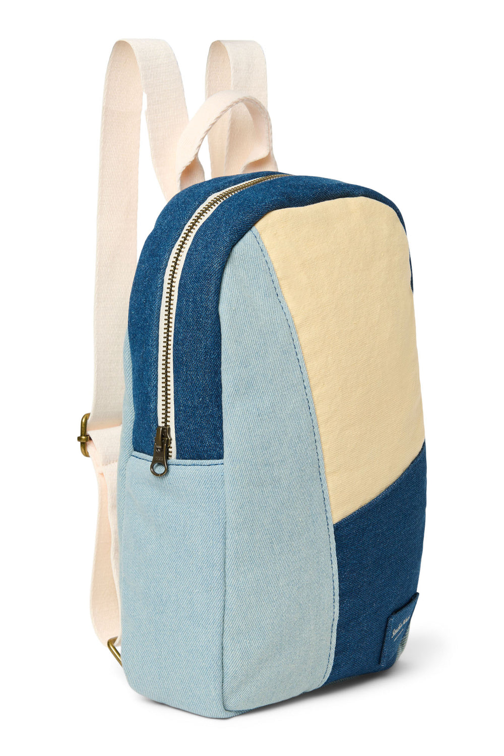 Patchwork Mini Backpack | Denim