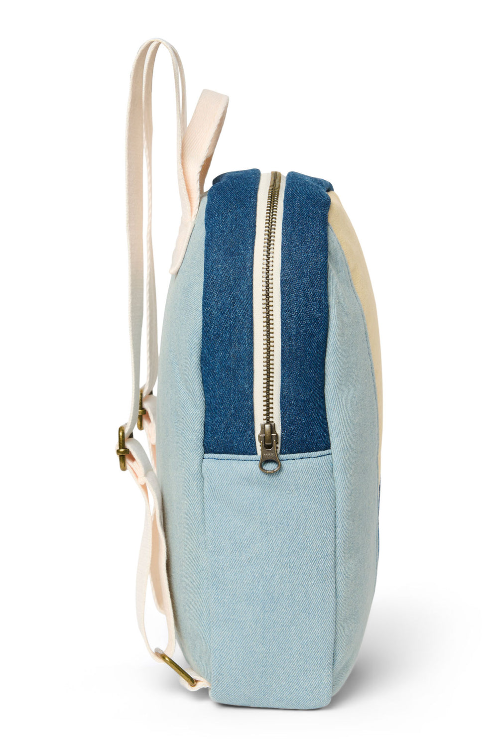 Patchwork Mini Backpack | Denim