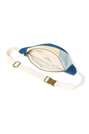 Patchwork Mini Fanny Pack | Denim