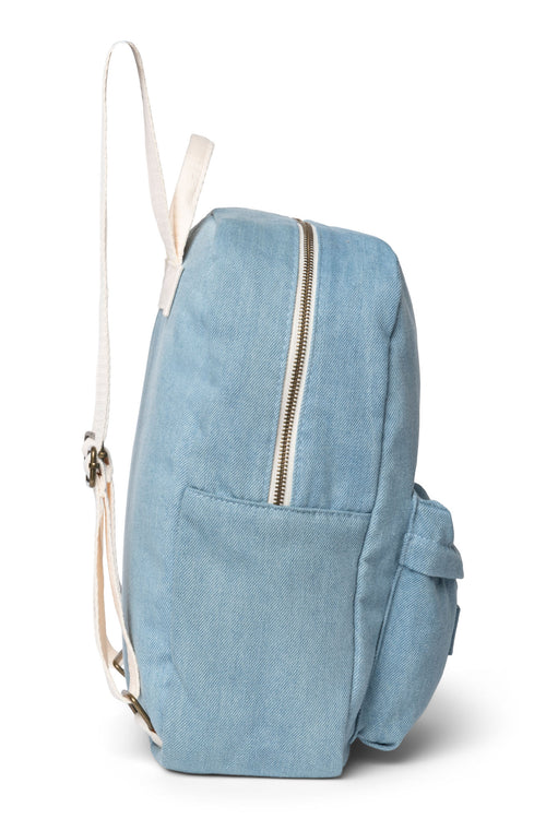 Denim Midi Backpack | Blue