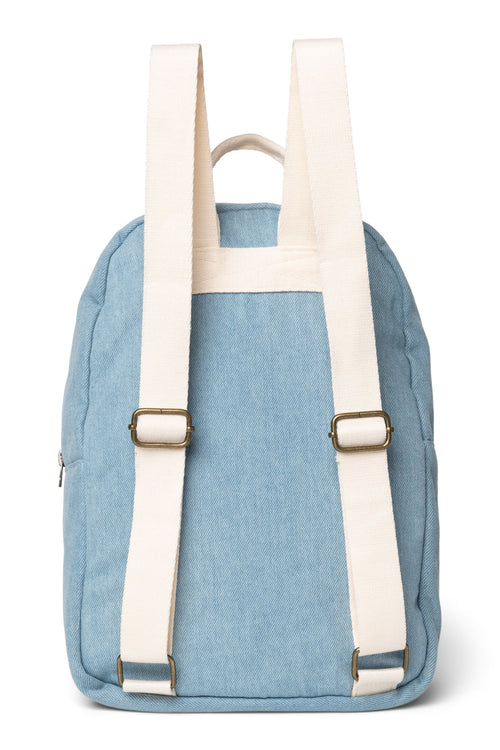 Denim Midi Backpack | Blue