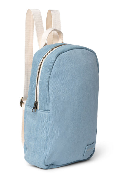 Denim Mini Backpack | Blue