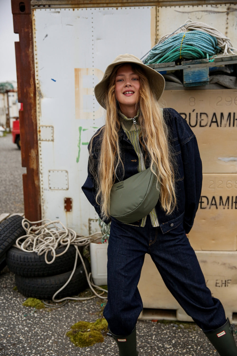 Rain Puffy Fanny Pack | Groen