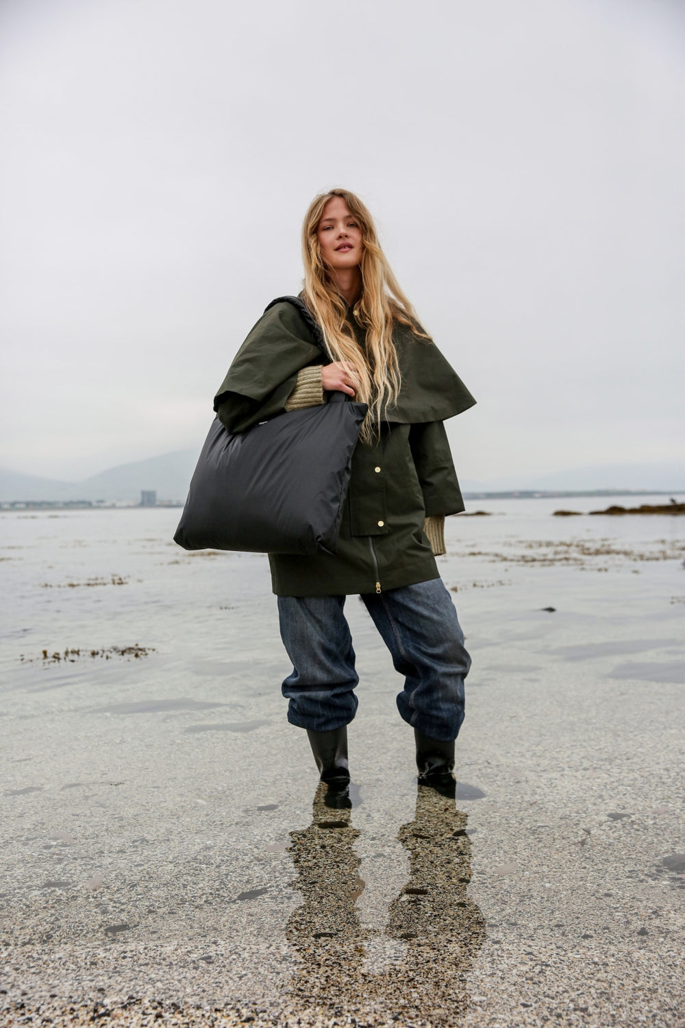 Rain Puffy Mom Bag | Schwarz