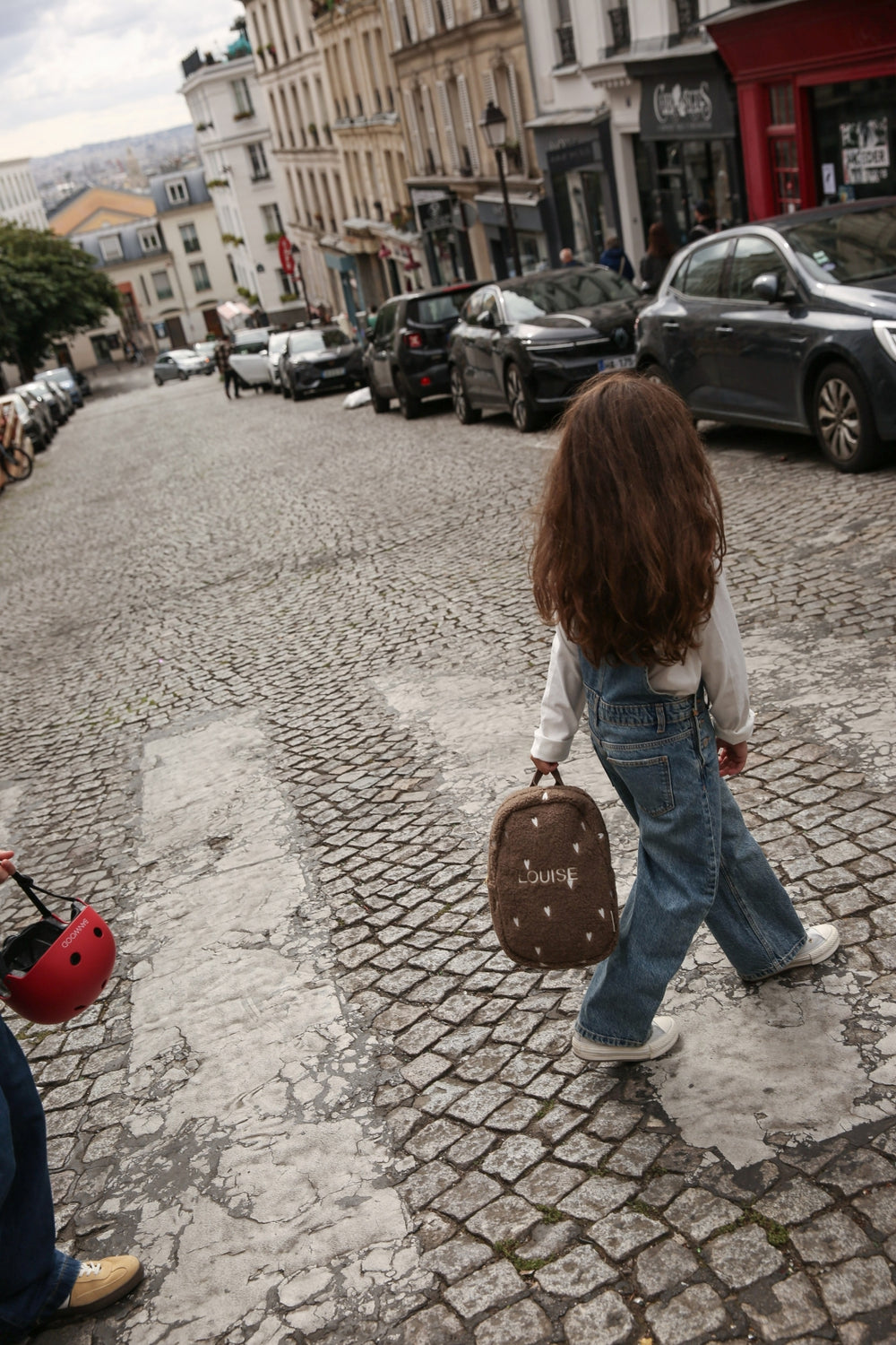 Teddy Mini Backpack | Brown Hearts