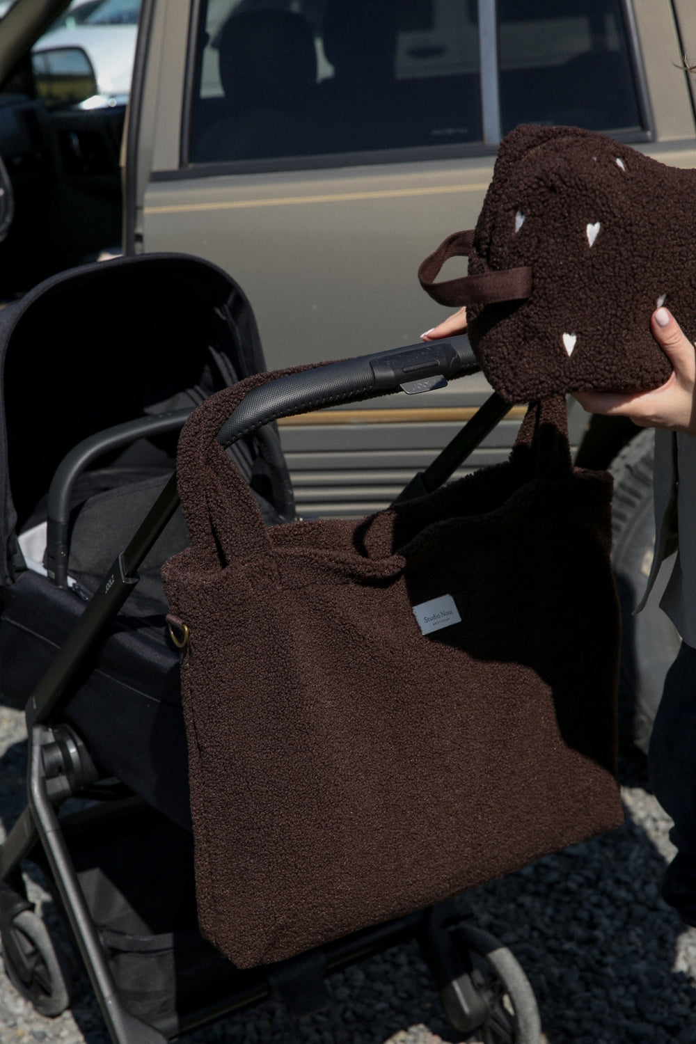 Teddy Toiletry Bag | Chocolate Hearts