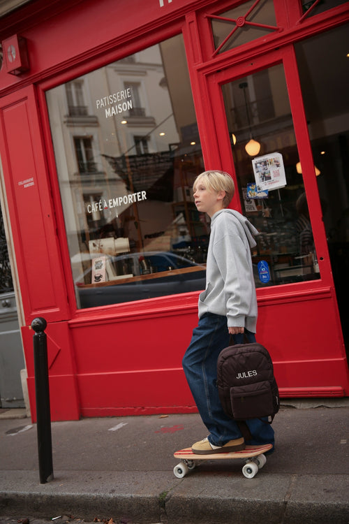 Puffy Midi Backpack | Brown