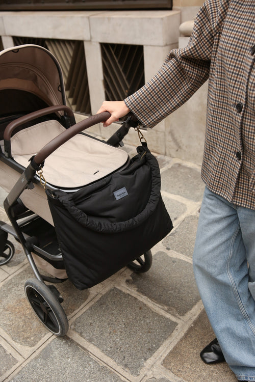 Puffy Diaper Bag | Black