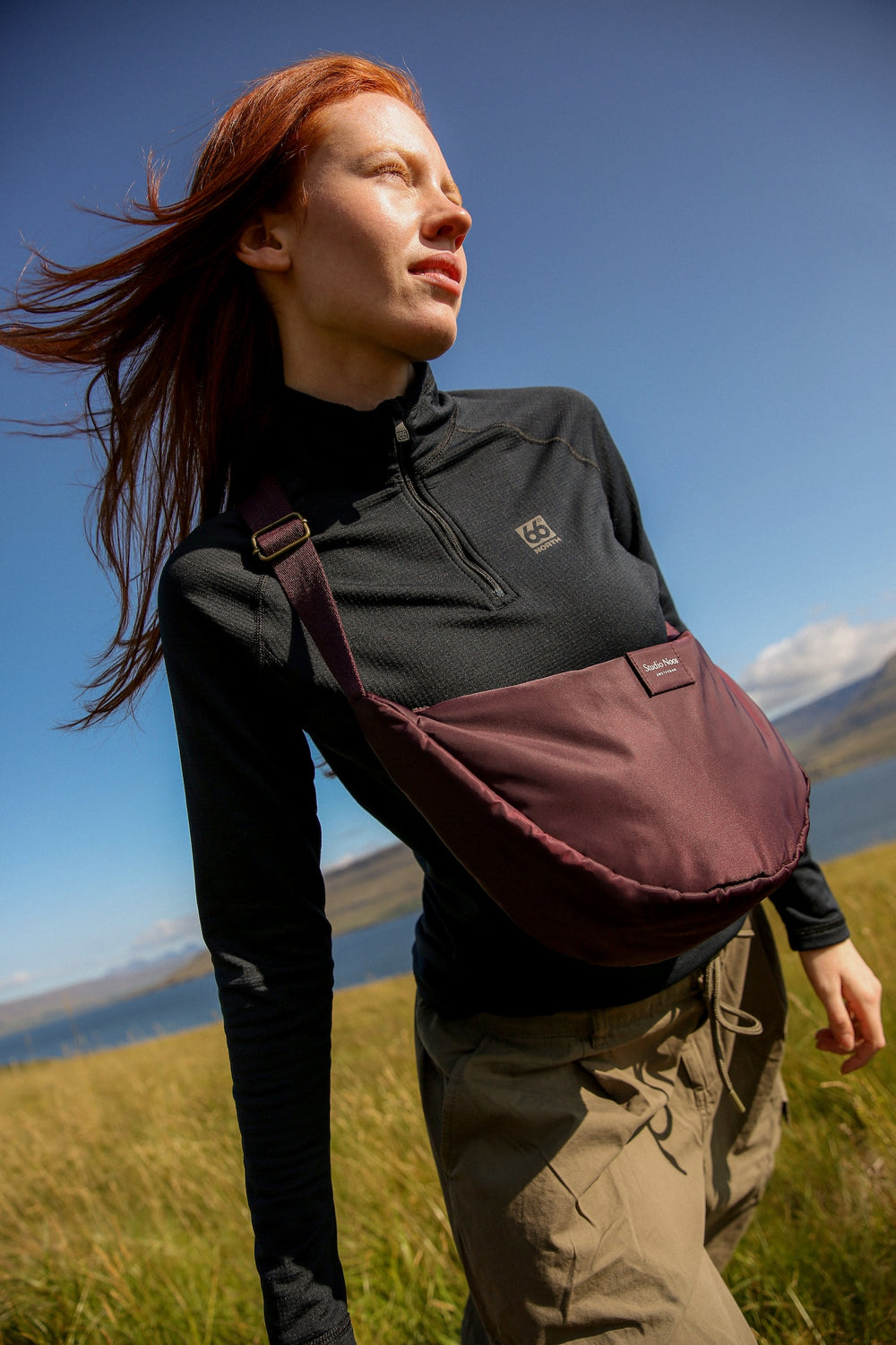 Technical Puffy Adult Fanny Pack | Burgundy