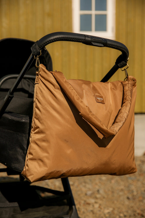 Technical Puffy Luiertas | Bruin