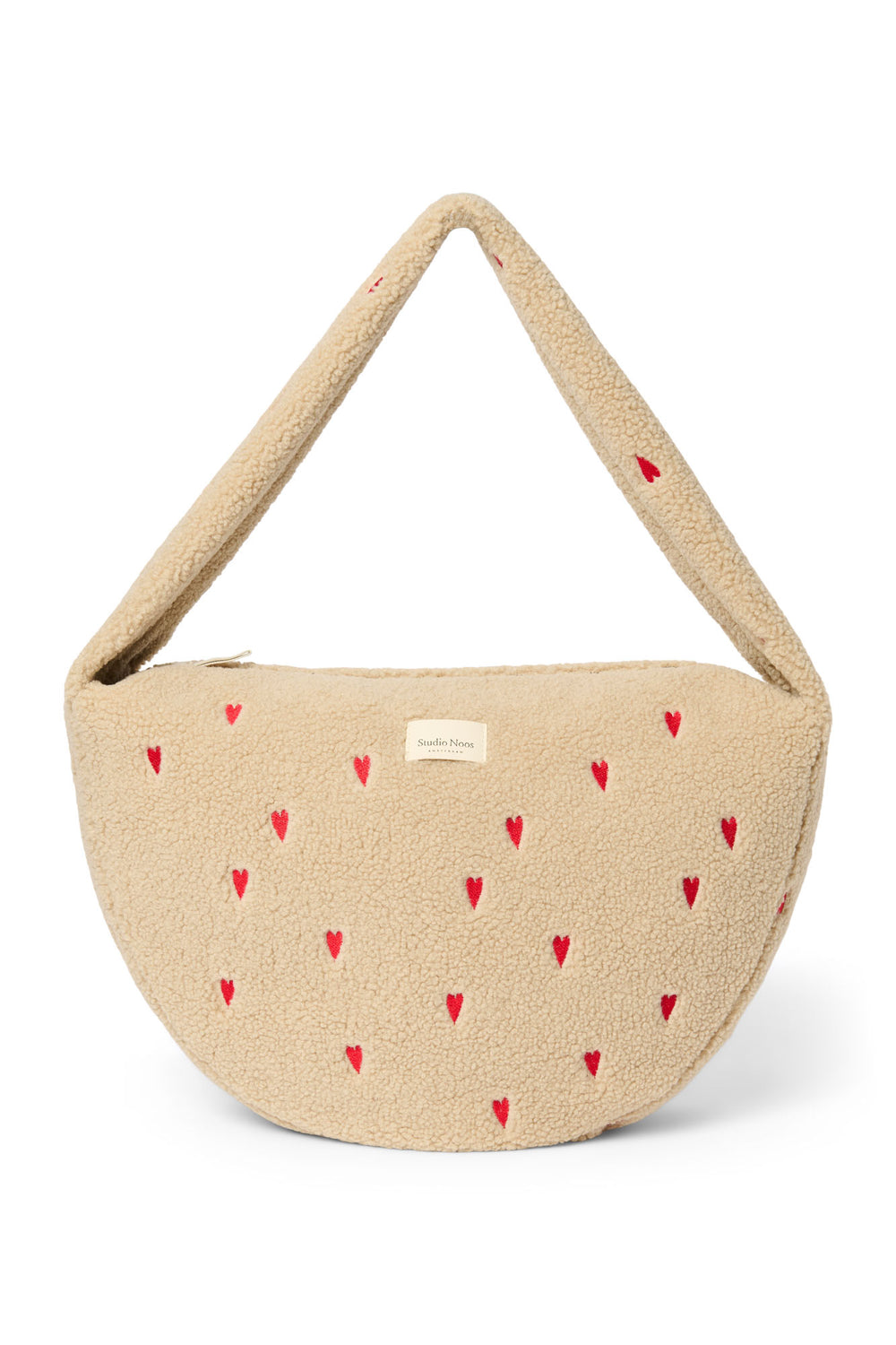 Teddy Cross Body Bag | Ecru Hearts