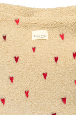 Ecru Teddy Hearts Luiertas