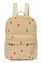Teddy Hearts Midi Backpack | Ecru Hearts