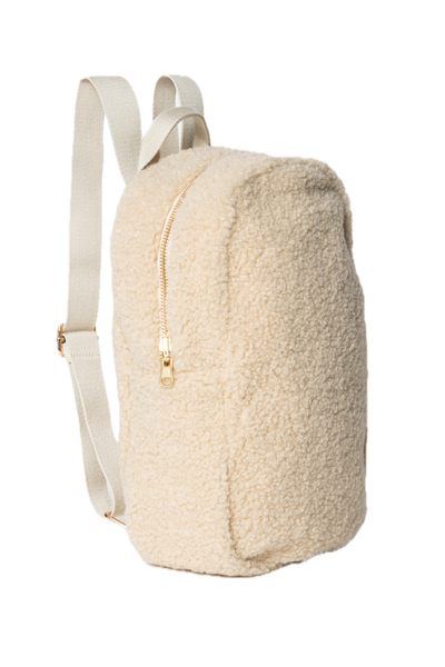 Teddy Mini Backpack | Ecru