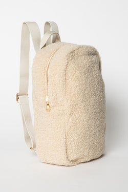 Teddy Mini Backpack | Ecru