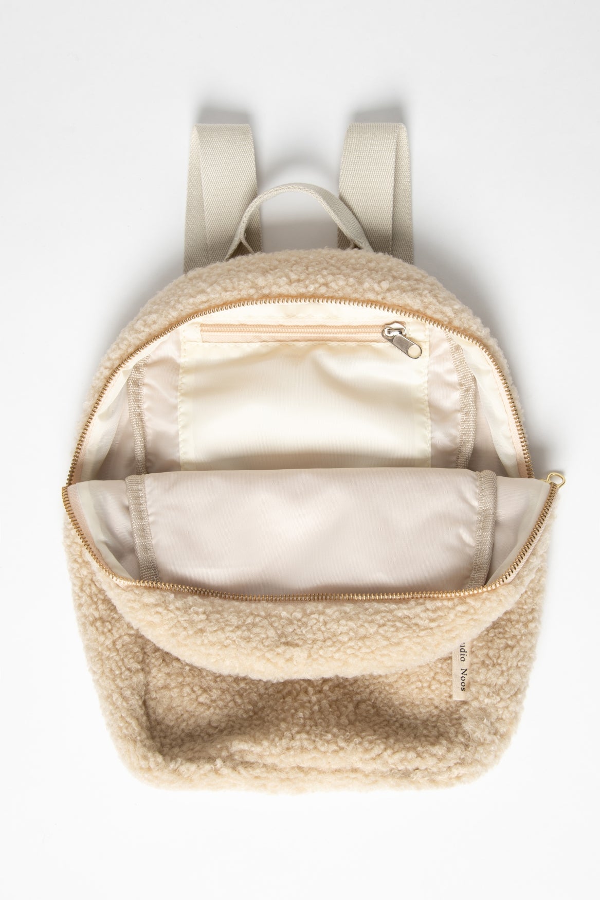 Teddy Mini Backpack | Ecru