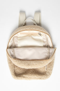 Teddy Mini Backpack | Ecru
