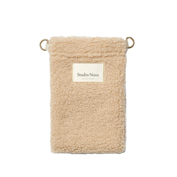 Teddy Pochette Pour Téléphone | Écru