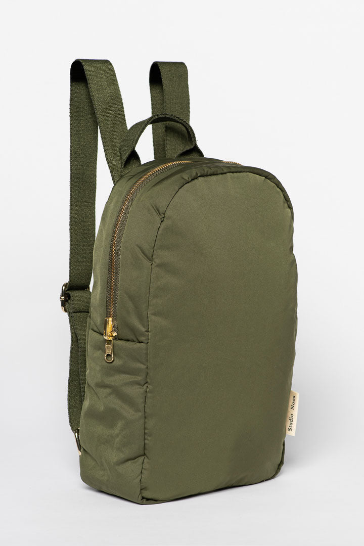 Matelassé Mini Sac à dos | Vert