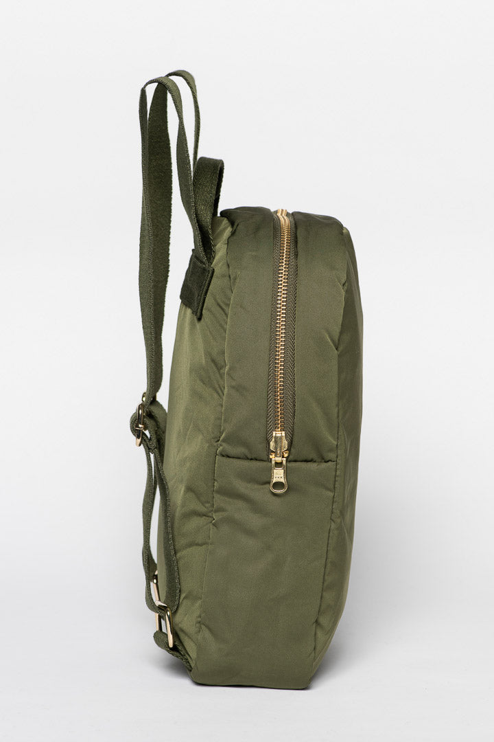 Matelassé Mini Sac à dos | Vert