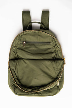 Matelassé Mini Sac à dos | Vert