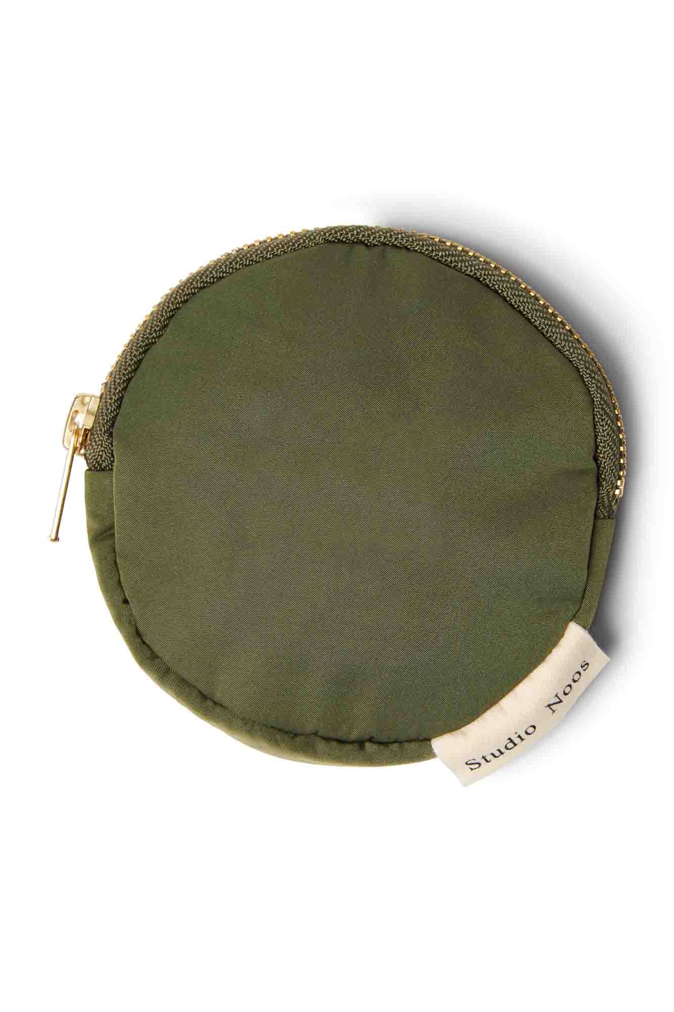 Matelassé Pochette À Monnaie | Vert