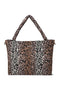 Soft Cotton Diaper Bag | Hazel Leopard