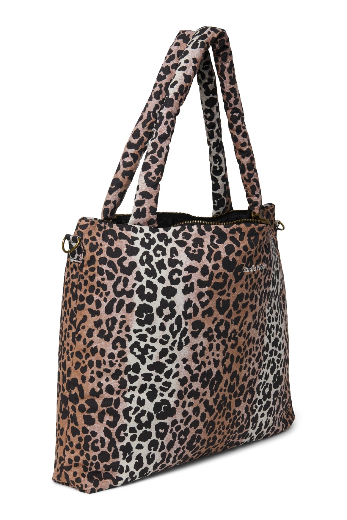 Soft Cotton Diaper Bag | Hazel Leopard