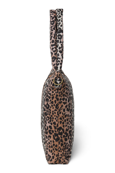 Soft Cotton Diaper Bag | Hazel Leopard