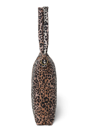 Soft Cotton Diaper Bag | Hazel Leopard