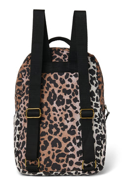 Soft Cotton Sac à dos Midi | Hazel Leopard