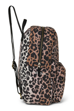 Soft Cotton Sac à dos Midi | Hazel Leopard