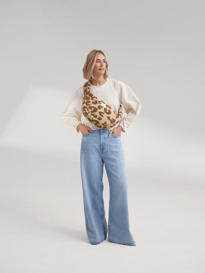 Teddy Mini Cross Body Bag | Leopard