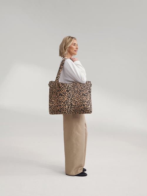 Cotton Luiertas | Brown Leopard