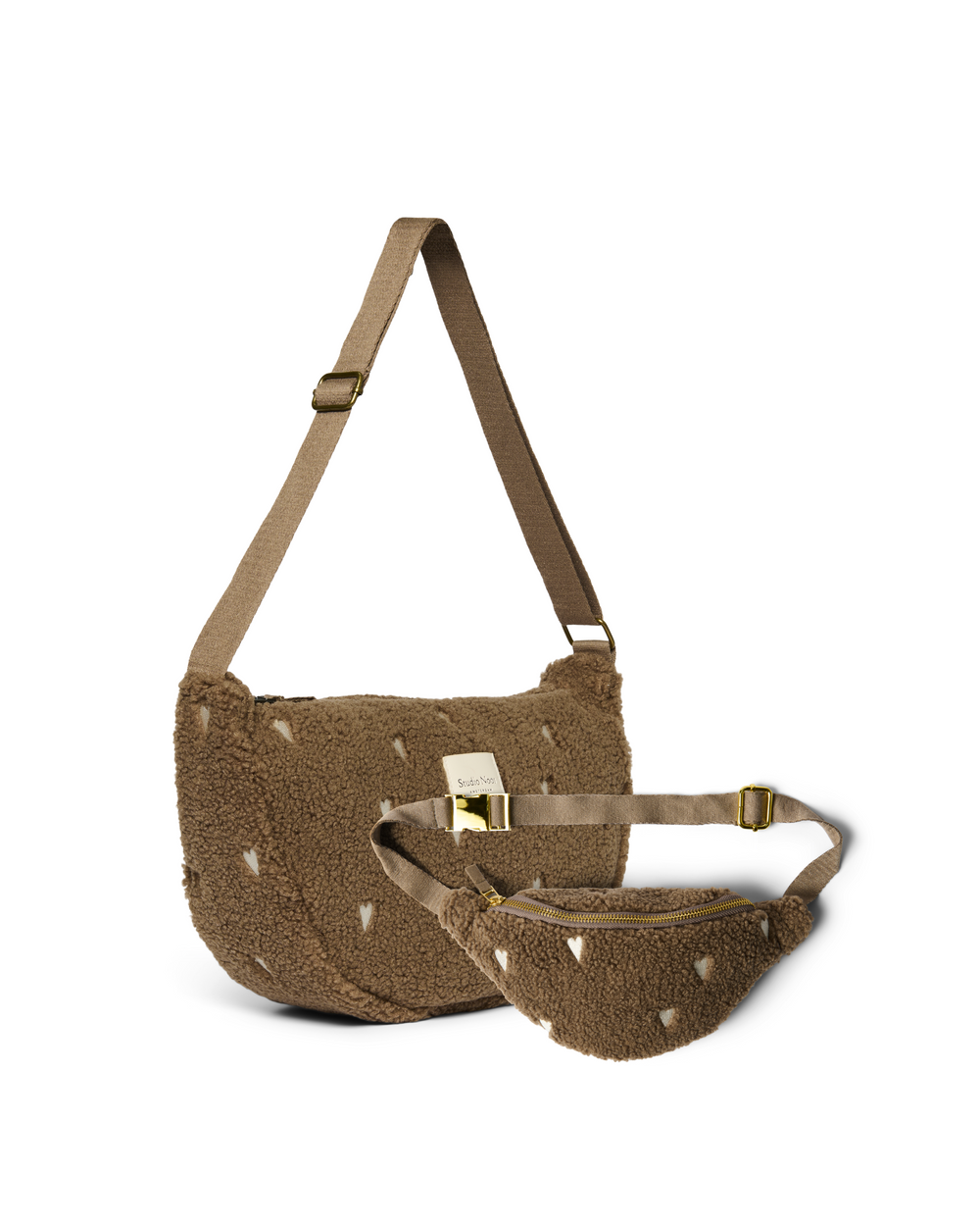 Bruine Hearts Matching Teddy Gift Set