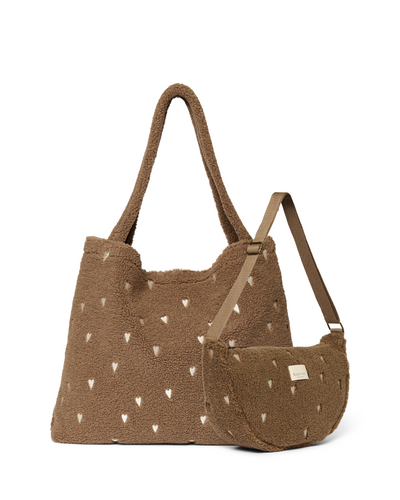 Essentials Teddy Gift Set | Brown Hearts