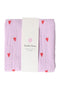 Paarse Hydrofiele Doek Met Hartjes - Large