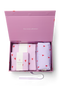 Newborn Essentials Gift Set | Paarse Hearts
