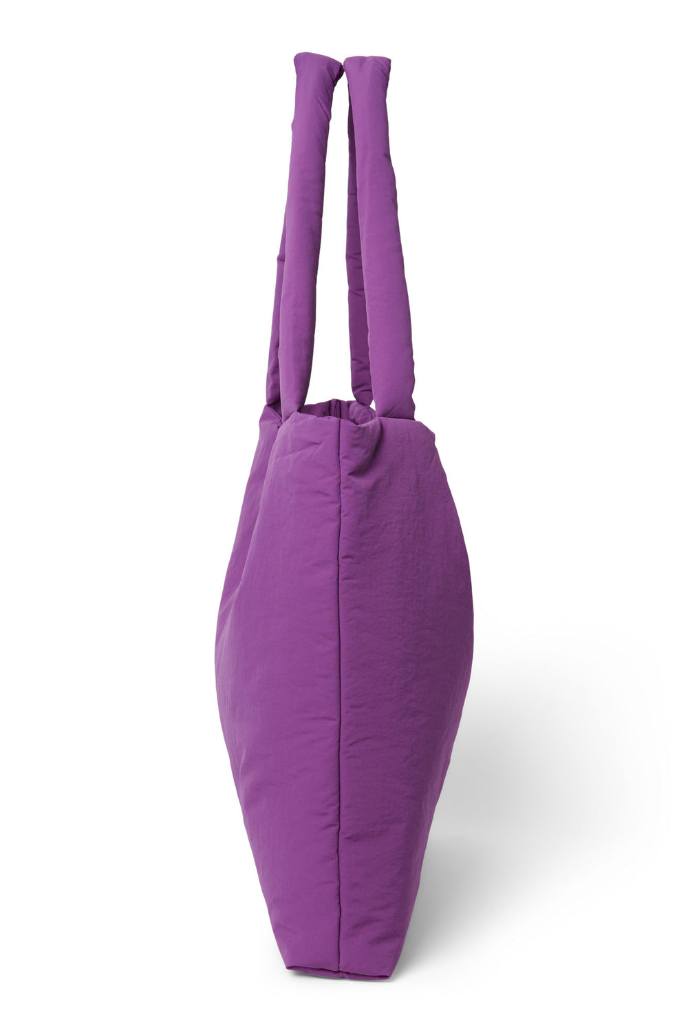 Lila Textured Puffy Mom-Bag