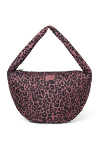 Red Leopard Puffy-Umhängetasche