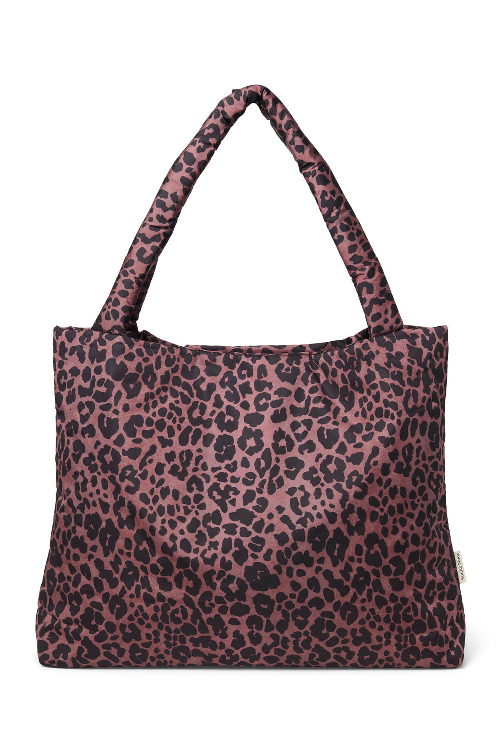 Puffy Mom Bag | Red Leopard