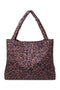 Puffy Mom Bag | Red Leopard