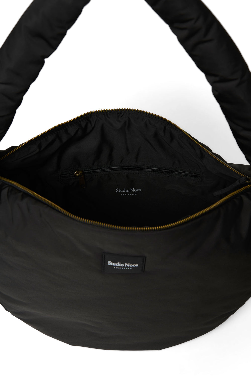Puffy Cross Body Bag | Black