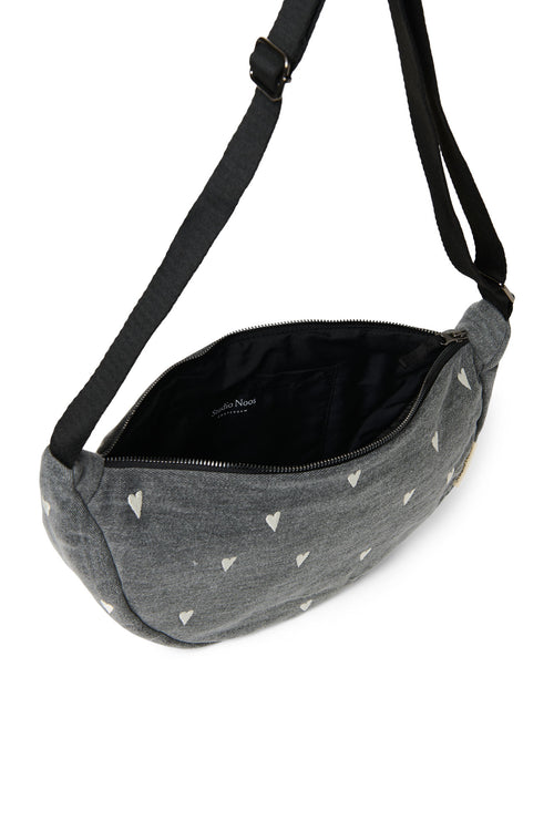 Grijze Denim Hearts Adult Fanny Pack