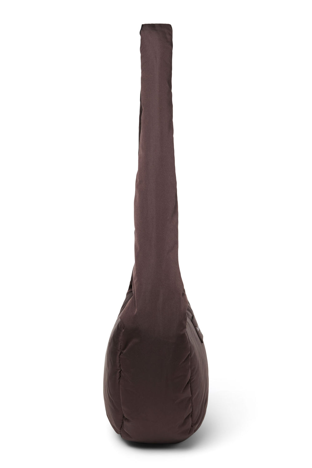 Puffy Mini Cross Body Bag | Brown