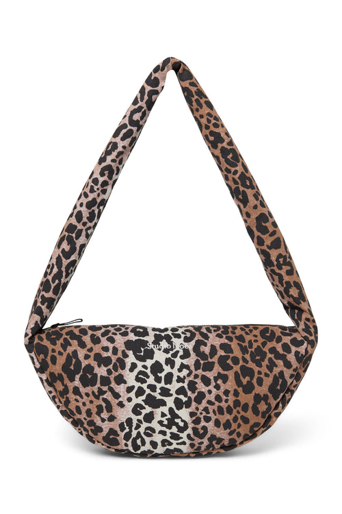 Soft Cotton Mini Crossbody Tas | Hazel Leopard