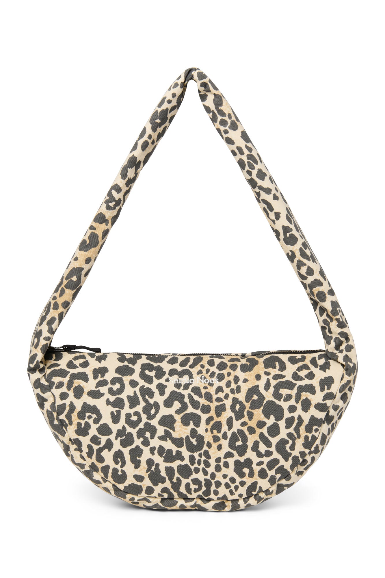 Mini sac à bandoulière en coton doux – Léopard