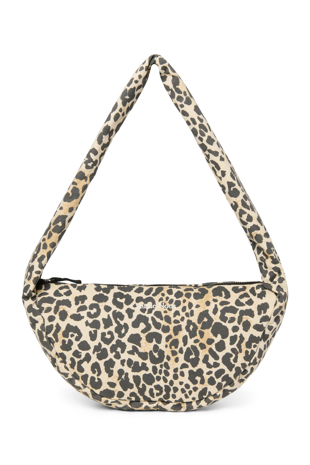 Mini sac à bandoulière en coton doux – Léopard